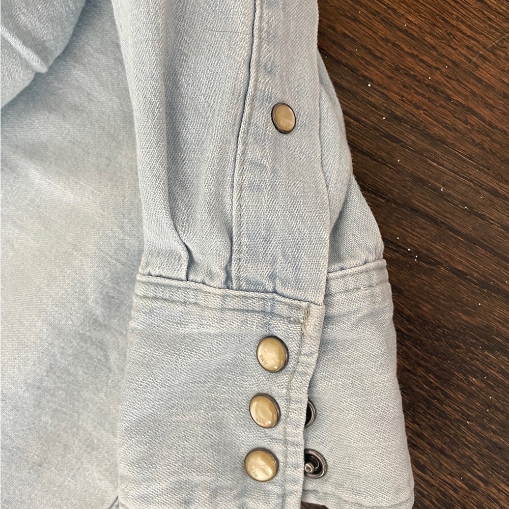 G-Star Blue Casual Button Down Shirt Fitted Silhouette (M) - Picture 6 of 8